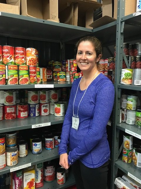 Kelly, Food Bank Volunteer